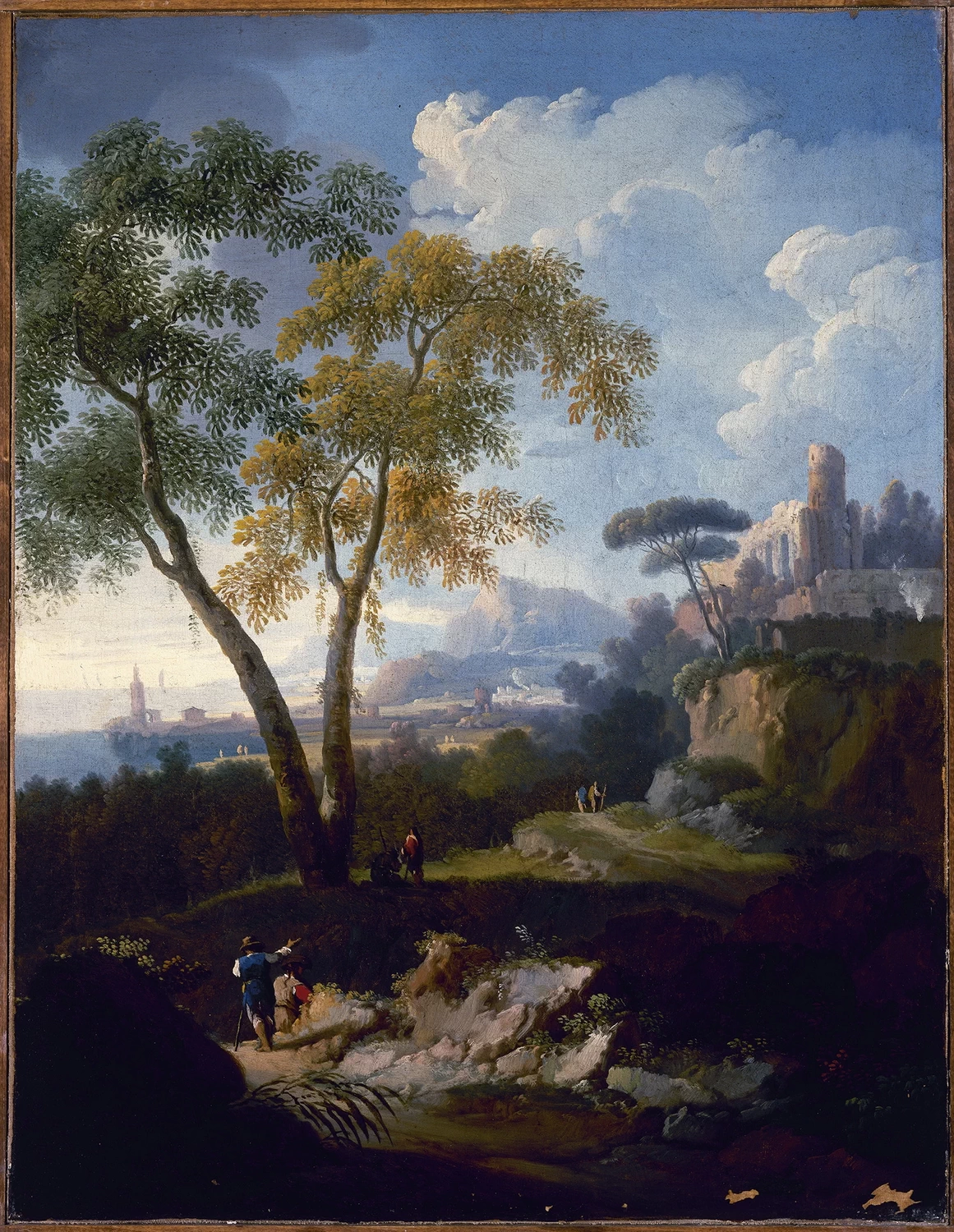 Paesaggio sul lido laziale - Carrara